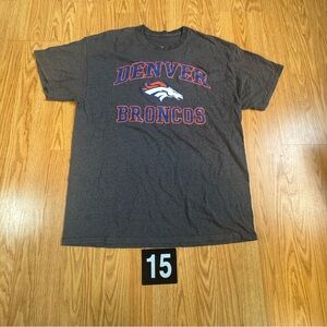 Men’s Denver Broncos Gray T-Shirt XL